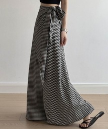 大人のチェックスカート