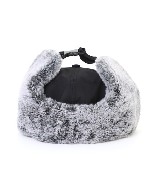 Manhattan Portage（マンハッタンポーテージ）の「Ear Flap Flat Visor Cap（キャップ・メンズ・グレー/ネイビー/ブラック・FREE）」の7枚目の写真