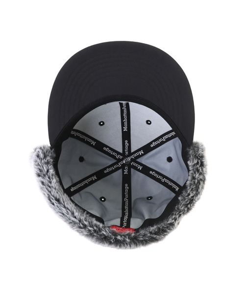 Manhattan Portage（マンハッタンポーテージ）の「Ear Flap Flat Visor Cap（キャップ・メンズ・グレー/ネイビー/ブラック・FREE）」の8枚目の写真