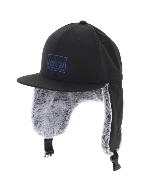 Manhattan Portage（マンハッタンポーテージ）の「Ear Flap Flat Visor Cap（キャップ・メンズ・グレー/ネイビー/ブラック・FREE）」の12枚目の写真