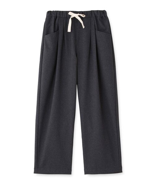 DANTON（ダントン）の「MEN'S POLYESTER FLANNEL 2TUCK EASY PANTS（その他パンツ・メンズ・グレイッシュベージュ/グレー系その他/ダークネイビー・42/40/44/38）」の4枚目の写真