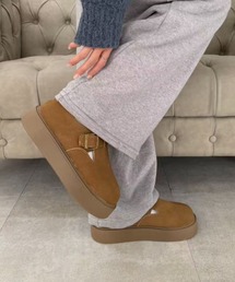 mebole（メボレ）の「厚底ベルトスリッポン（スリッポン）」