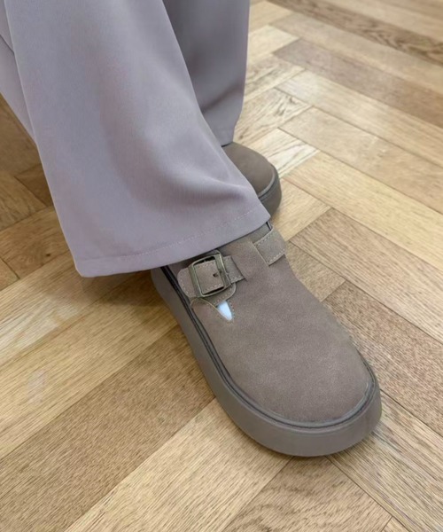 mebole(メボレ)の「厚底ベルトスリッポン(スリッポン・レディース・ブラウン/キャメル・SMALL/MEDIUM/LARGE)」の10枚目の写真