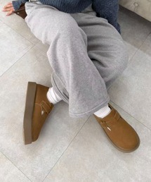 mebole（メボレ）の「厚底ベルトスリッポン（スリッポン）」