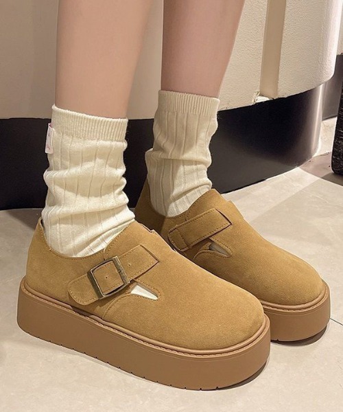 mebole(メボレ)の「厚底ベルトスリッポン(スリッポン・レディース・ブラウン/キャメル・SMALL/MEDIUM/LARGE)」の11枚目の写真