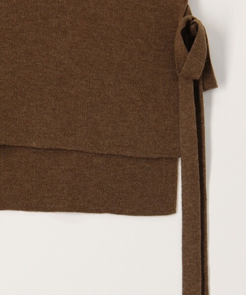 MICO COULIER（ミコクリエ）の「《セットアイテム》ハイネックベスト＋プリーツブラウス（ニット/セーター・レディース・ブルー/ブラック/ブラウン・38）」の15枚目の写真