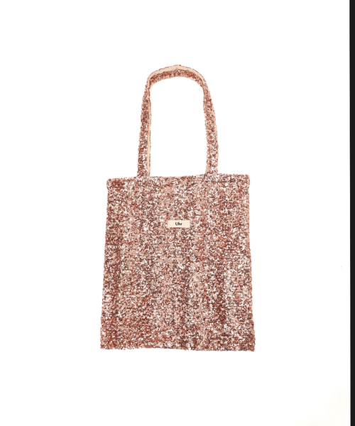 Spick & Span（スピックアンドスパン）の「《一部店舗+WEB限定》Uhr/ウーア 別注SPANGLE TOTE*（トートバッグ・レディース・ブラウン/ピンク・FREE）」の12枚目の写真