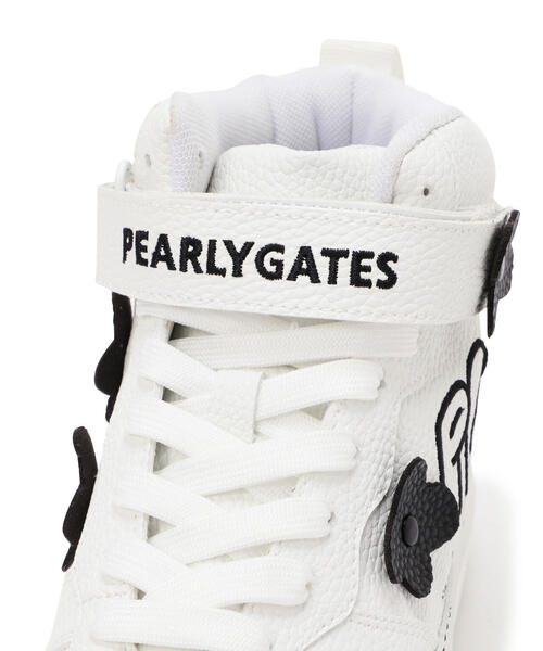 PEARLY GATES(パーリーゲイツ)の「【PEARLY GATES】ロゴ×花柄ハイカットシューズ (LADIES)(その他シューズ・レディース・ホワイト系その他2・22.5㎝/23.0cm/23.5cm/24.0cm/24.5cm/25.0cm)」の5枚目の写真