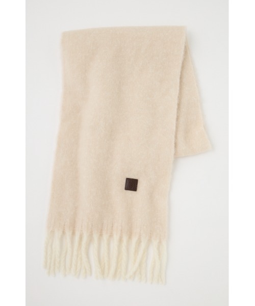 MOUSSY（マウジー）の「FLUFFY KNIT スカーフ（マフラー・レディース・レッド/オフホワイト/ブルー系その他/レッド系その他・FREE）」の17枚目の写真