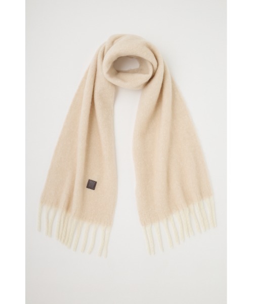 MOUSSY（マウジー）の「FLUFFY KNIT スカーフ（マフラー・レディース・レッド/オフホワイト/ブルー系その他/レッド系その他・FREE）」の18枚目の写真