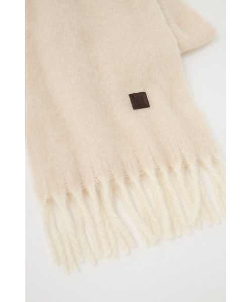 MOUSSY（マウジー）の「FLUFFY KNIT スカーフ（マフラー・レディース・レッド/オフホワイト/ブルー系その他/レッド系その他・FREE）」の19枚目の写真