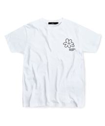 ピクセルフラワーTシャツホワイト