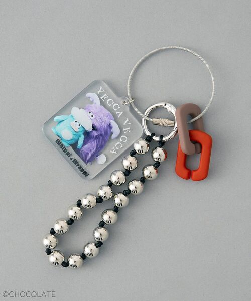 YECCA VECCA（イェッカヴェッカ）の「Whippi&Wrappiアクリルキーホルダー（チャーム・レディース・A/B/C/D/E・FREE）」の9枚目の写真