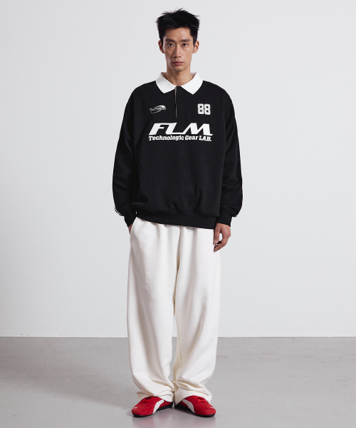 F.ILLUMINATE(フィルミネイト)の「FLM ビッグロゴ スウェットシャツ-ブルー(スウェット・レディース・その他・SMALL/MEDIUM/LARGE)」の5枚目の写真