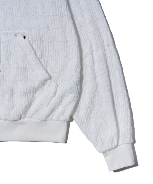 YOUHEE(ユヒ)の「LACE HOOD ZIP-UP WHITE(パーカー・レディース・その他・FREE)」の3枚目の写真