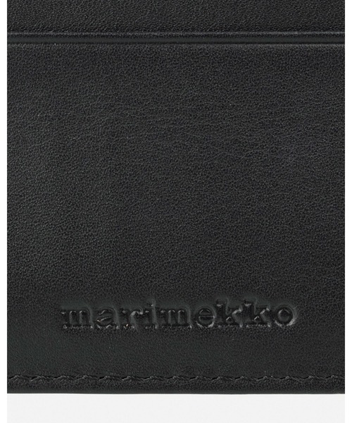 marimekko 黒 レザー 名刺入れ マリメッコ カード入れ Card Holder Unikko | Maija Isola | Marimekko (マリメッコ) 日本公式