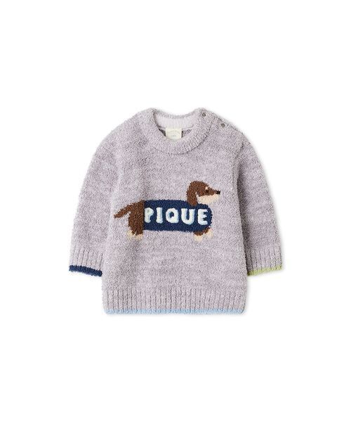 セール】【BABY】ベビモコダックスフンドジャガードプルオーバー