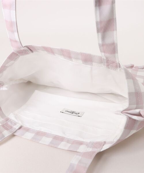 Cath Kidston（キャスキッドソン）の「【新色追加】【A4サイズ対応】フリルトートバッグ（トートバッグ・レディース・ライトピンク/サックスブルー/アイボリー/ブラック/アイボリー系/サックスブルー系・FREE）」の19枚目の写真