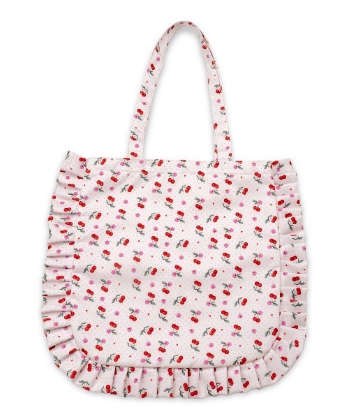 Cath Kidston（キャスキッドソン）の「フリルトートバッグ（トートバッグ・レディース・ライトピンク/サックスブルー/アイボリー/ブラック・FREE）」の11枚目の写真