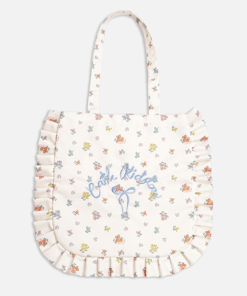 Cath Kidston（キャスキッドソン）の「【新色追加】【A4サイズ対応】フリルトートバッグ（トートバッグ・レディース・ライトピンク/サックスブルー/アイボリー/ブラック/アイボリー系/サックスブルー系・FREE）」の20枚目の写真