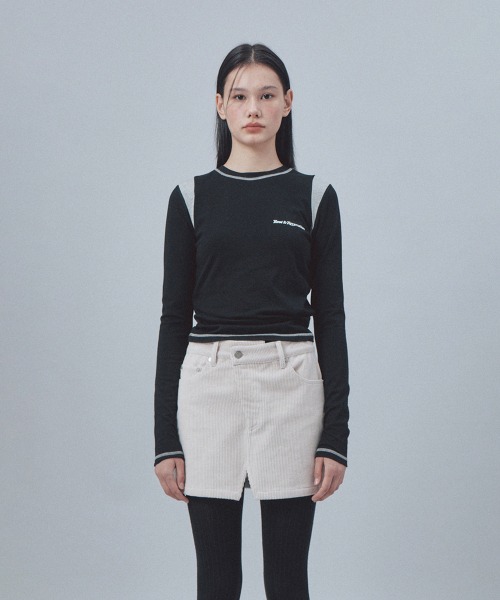 Rest&Recreation(レストアンドレクリエーション)の「COLORATION TOP - BLACK(Tシャツ/カットソー・レディース・その他・ONE)」の4枚目の写真