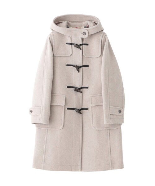 MACKINTOSH PHILOSOPHY(マッキントッシュ フィロソフィー)の「【WEB&一部店舗限定】【RANNOCH(ランノック)】ウールメルトン製(ダッフルコート・レディース・ベージュ系その他4/ブラック・36/38)」の1枚目の写真
