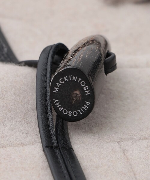 MACKINTOSH PHILOSOPHY(マッキントッシュ フィロソフィー)の「【WEB&一部店舗限定】【RANNOCH(ランノック)】ウールメルトン製(ダッフルコート・レディース・ベージュ系その他4/ブラック・36/38)」の9枚目の写真