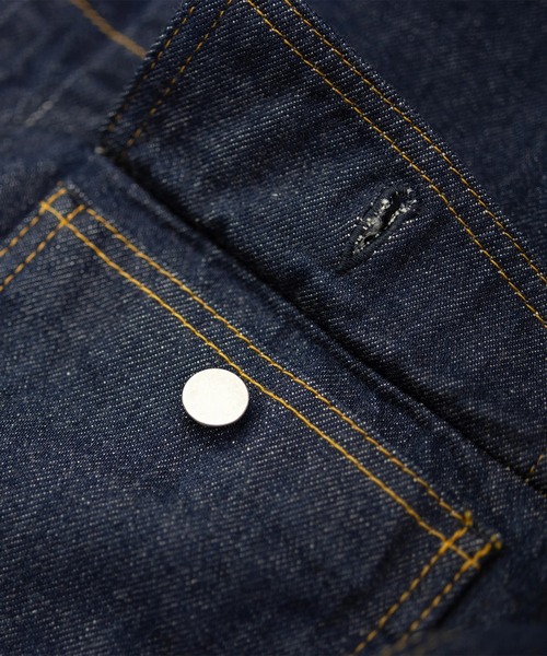 WESTOVERALLS（ウエストオーバーオールズ）の「【WESTOVERALLS】811B JACKET（デニムジャケット・メンズ・インディゴブルー・M/L/XL）」の3枚目の写真