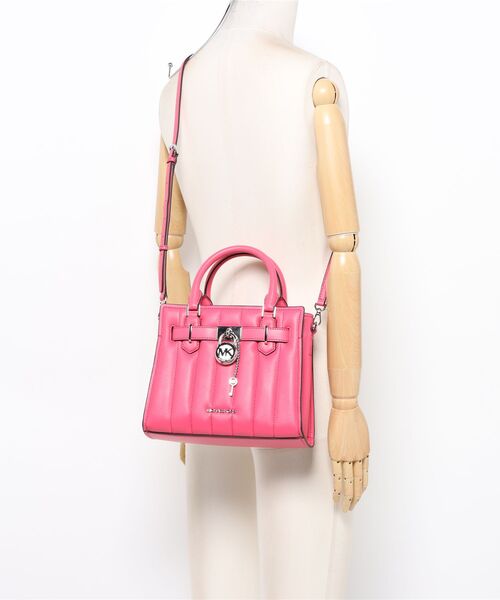 MICHAEL KORS(マイケルコース)の「LANDON SM SATCHEL サッチェル(ハンドバッグ・レディース・ピンク系・FREE)」の3枚目の写真