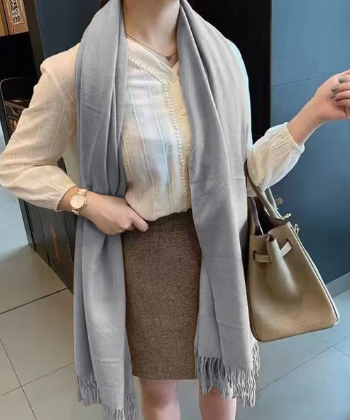 セール】【172×70cm大判/男女兼用】ふんわり羽織れる、巻ける