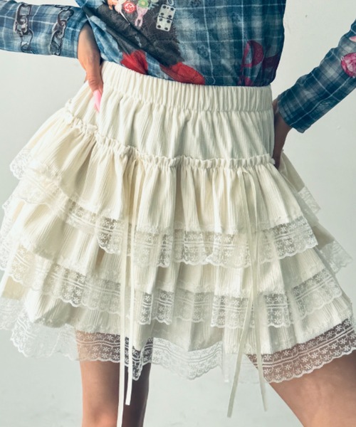 ranor ラン用 フリル＆インナー付スカート ranor ラン用 フリル＆インナー付スカート RANOR ラナー インナー