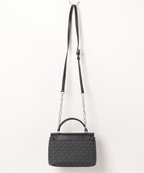 MICHAEL KORS(マイケルコース)の「TRIBECA サッチェル エクストラスモール - MKシグネチャー(ハンドバッグ・レディース・ブラック・FREE)」の7枚目の写真