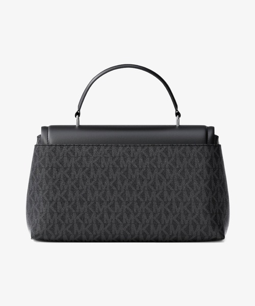MICHAEL KORS(マイケルコース)の「TRIBECA サッチェル エクストラスモール - MKシグネチャー(ハンドバッグ・レディース・ブラック・FREE)」の4枚目の写真