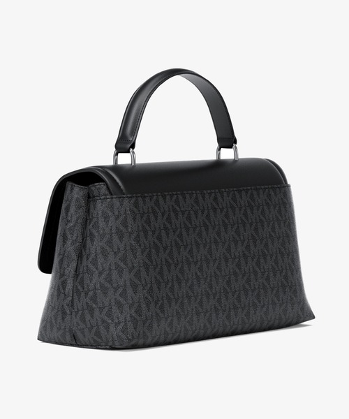 MICHAEL KORS(マイケルコース)の「TRIBECA サッチェル エクストラスモール - MKシグネチャー(ハンドバッグ・レディース・ブラック・FREE)」の5枚目の写真