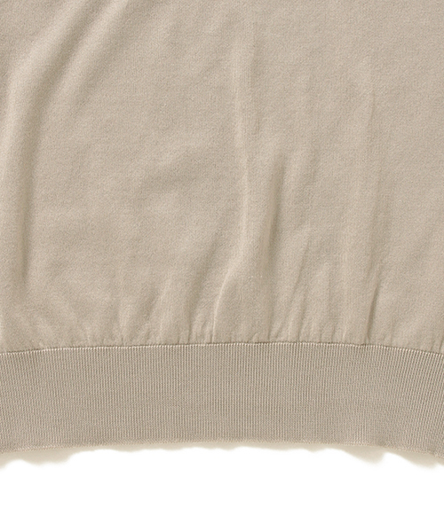 JOHN SMEDLEY(ジョンスメドレー)の「◇JOHN SMEDLEY / 30ゲージ クルー(JAPAN MODEL)(ニット/セーター・メンズ・ネイビー/ベージュ/シルバーグレー・LARGE/MEDIUM/SMALL)」の9枚目の写真