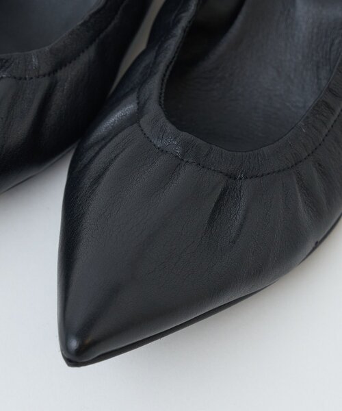 BEARDSLEY(ビアズリー)の「《CORSO ROMA 9》レザーパンプス(パンプス・レディース・ブラック/グリーン・35/36/37/38/39)」の5枚目の写真