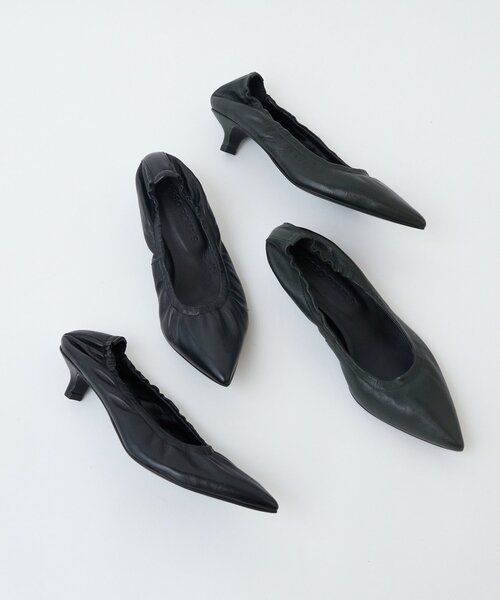 BEARDSLEY(ビアズリー)の「《CORSO ROMA 9》レザーパンプス(パンプス・レディース・ブラック/グリーン・35/36/37/38/39)」の7枚目の写真