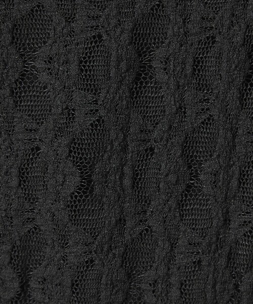 green label relaxing(グリーンレーベルリラクシング)の「【WEB限定】<at ease>シャーリングレース プルオーバー カットソー(Tシャツ/カットソー・レディース・ブラック/ホワイト・FREE)」の14枚目の写真