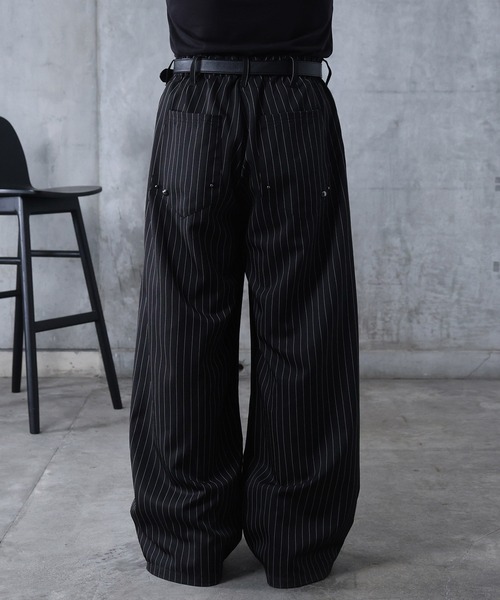 Confirm（コンファーム）の「AW スラックス スタッズ カーブパンツ メンズ レディース ユニセックス 【Confirm】（スラックス・メンズ・ブラック/ブラック系その他/パープル系その他/ブルー系その他・S/M/L）」の22枚目の写真