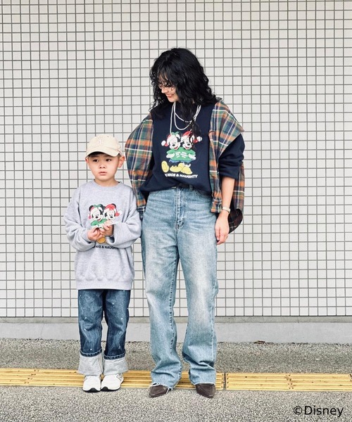 eL(エル)の「【eL】Holiday / Mickey / Sweat Pullover/613753(スウェット・レディース・グレー/ネイビー・MEDIUM/LARGE)」の3枚目の写真