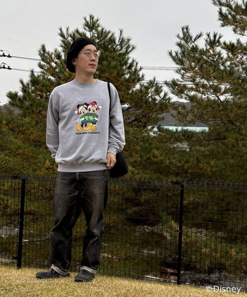 eL(エル)の「【eL】Holiday / Mickey / Sweat Pullover/613753(スウェット・レディース・グレー/ネイビー・MEDIUM/LARGE)」の4枚目の写真