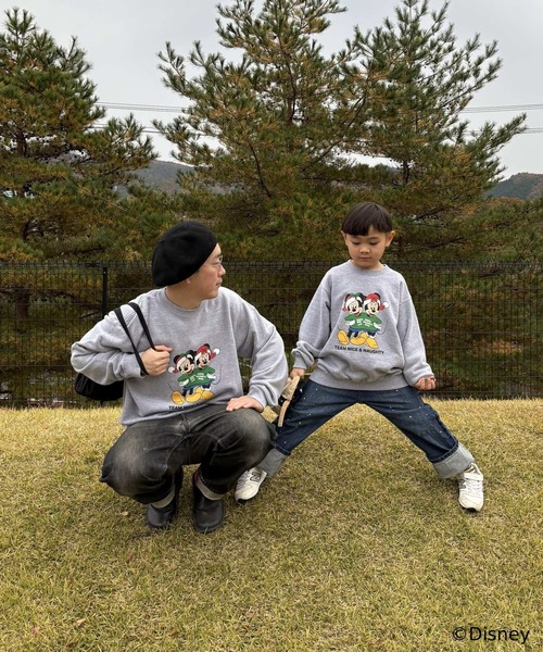 eL(エル)の「【eL】Holiday / Mickey / Sweat Pullover/613753(スウェット・レディース・グレー/ネイビー・MEDIUM/LARGE)」の5枚目の写真