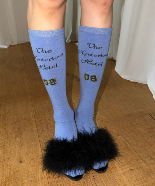[2 PACK] HOTEL PUNK KNEE-HIGH SOCKS