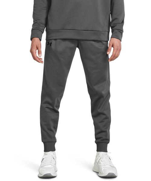 UNDER ARMOUR(アンダーアーマー)の「UAアーマーフリース ジョガーパンツ(トレーニング/メンズ)(その他パンツ・メンズ・グレー×ホワイト・S/L/2XL/M/XL)」の1枚目の写真