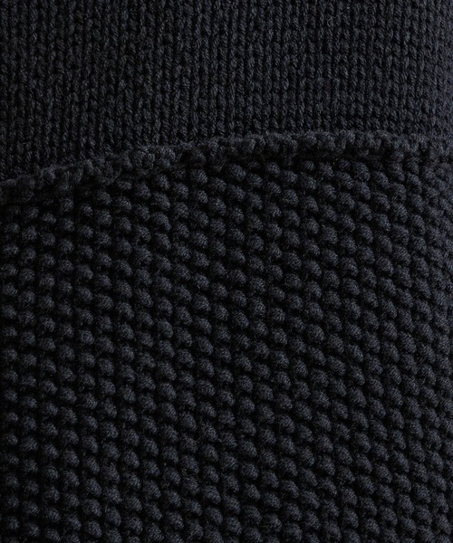 epnok（エプノック）の「アウトリンキングニットジャケット（ブルゾン・メンズ・モカ/チャコールグレー/ブラック・SMALL/MEDIUM/LARGE）」の17枚目の写真