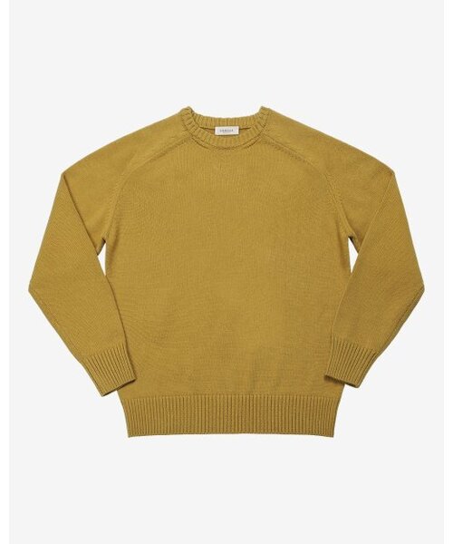 sortie(ソルティ)の「Saddle Crew neck Knit (Yellow)(ニット/セーター・メンズ・その他・X-LARGE/MEDIUM/LARGE)」の1枚目の写真