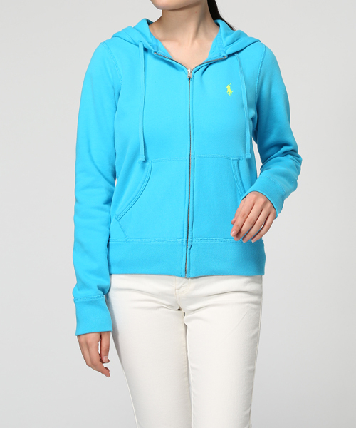 POLO RALPH LAUREN(ポロ ラルフ ローレン)の「フリース フルジップ フーディ(パーカー・レディース・ブルー/ピンク/ホワイト・SMALL/LARGE/X-LARGE/X-SMALL/MEDIUM)」の10枚目の写真
