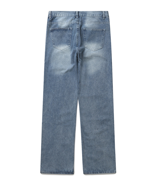 CONNECT KINLOCH(コネクトキンロック)の「ルーズストレートデニムパンツ(ブリーチド)(デニムパンツ・メンズ・その他・XX-LARGE/LARGE/MEDIUM/SMALL/X-LARGE)」の2枚目の写真