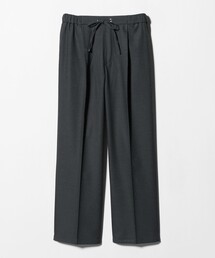 裏起毛 ピンヘッド イージ テーパードパンツ ‐ウォッシャブル‐＜A DAY IN THE LIFE＞