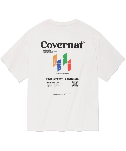 COVERNAT(カバーナット)の「トラベルTシャツ ホワイト(Tシャツ/カットソー・レディース・その他・SMALL/MEDIUM/LARGE/X-LARGE/X-SMALL)」の1枚目の写真